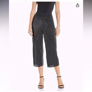 Postmark Anthropologie sparkle evening cropped spring pants formal ribbed dress